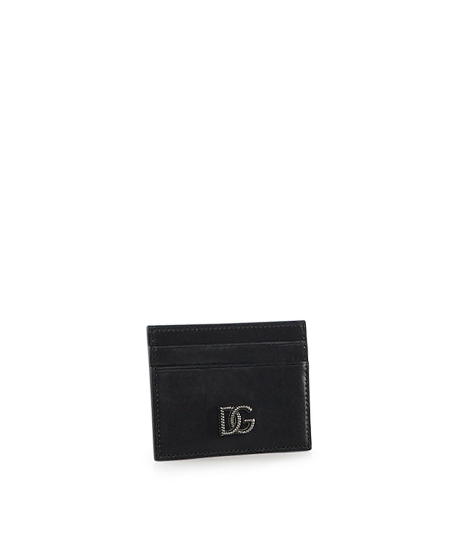 Portacarte in pelle di vitello con logo BP0330 AU99480999 DOLCE & GABBANA 