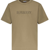 T-shirt in cotone con logo 8123423 C5120 BURBERRY 