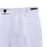 Bermuda Harry in lino con pince MCHAR3259S26B 282 MICHAEL COAL 