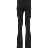 Pantaloni con rose gioiello ricamate 106445 A31PZ99 PINKO 