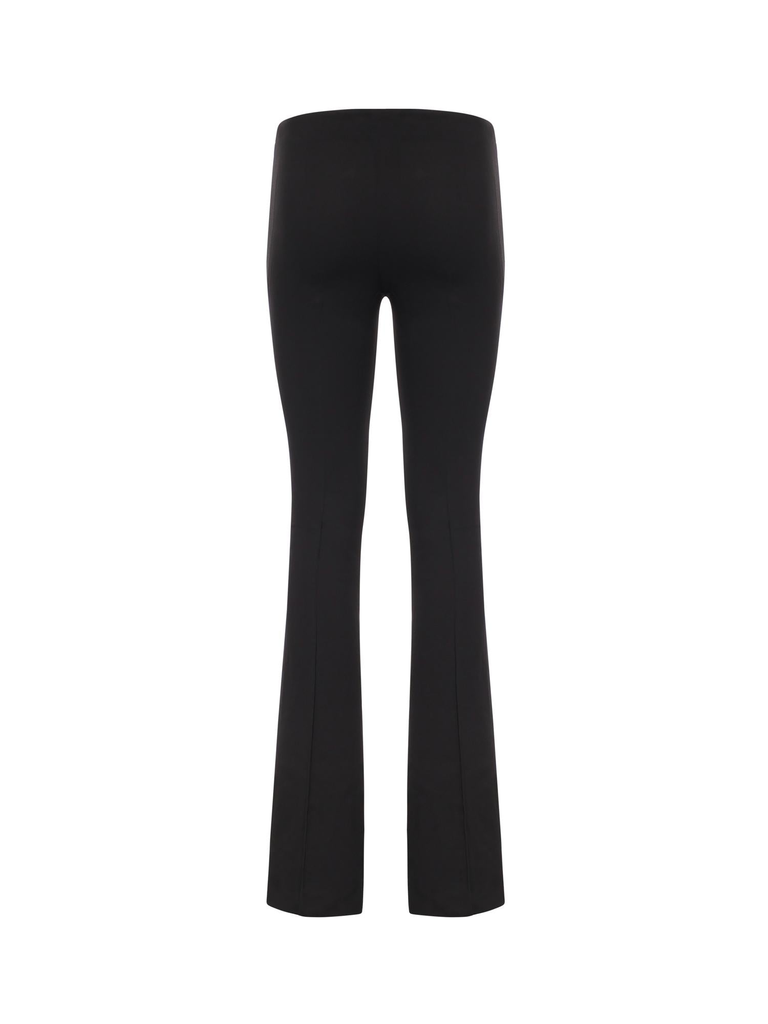 Pantaloni con rose gioiello ricamate 106445 A31PZ99 PINKO 