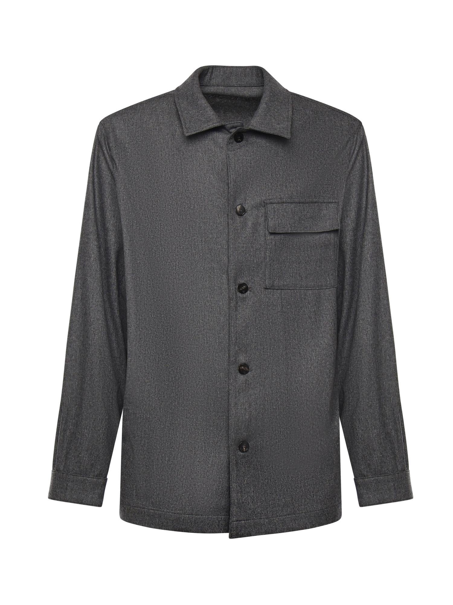 Camicia in lana MCJSP3597F25 003 MICHAEL COAL 