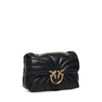 Borsa a tracolla piccola Love Bag Puff trapunta farfalla<BR/> 100039 A1EXZ99Q PINKO 