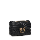 Borsa a tracolla piccola Love Bag Puff trapunta farfalla<BR/> 100039 A1EXZ99Q PINKO 