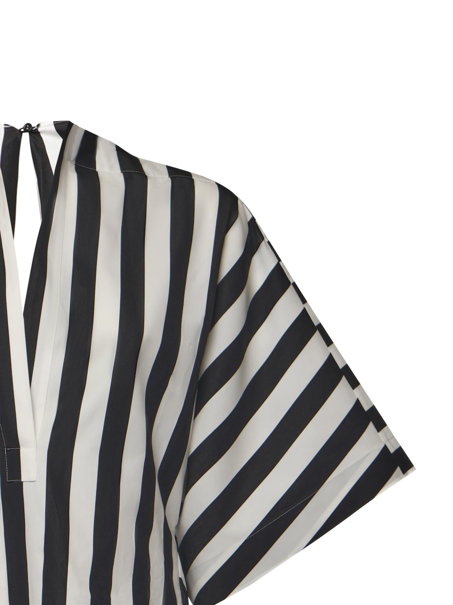 Tunica Moisson in cotone e seta a righe TOW00889AW00797 9DL JACQUEMUS 