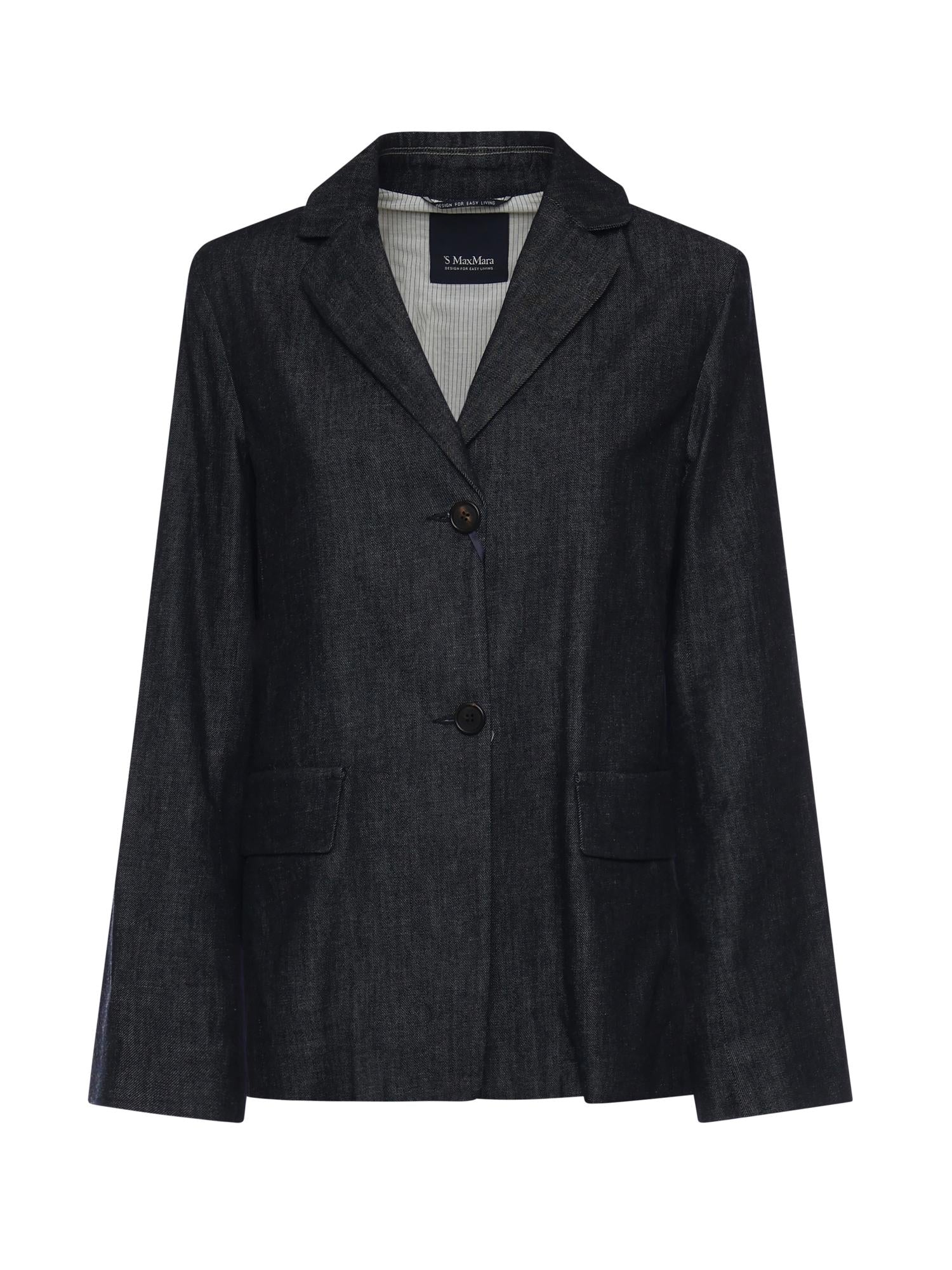 Giacca monopetto in denim stretch 2619041141600 001 'S MAX MARA 