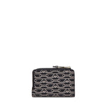 Portafoglio zip around in tessuto con logo jacquard EW000369 AF11951FC033 EMPORIO ARMANI 