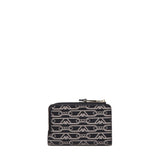 Portafoglio zip around in tessuto con logo jacquard EW000369 AF11951FC033 EMPORIO ARMANI 