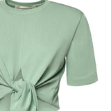 T-shirt cropped in cotone 26SSNTP-0002 MENTA NINEMINUTES 