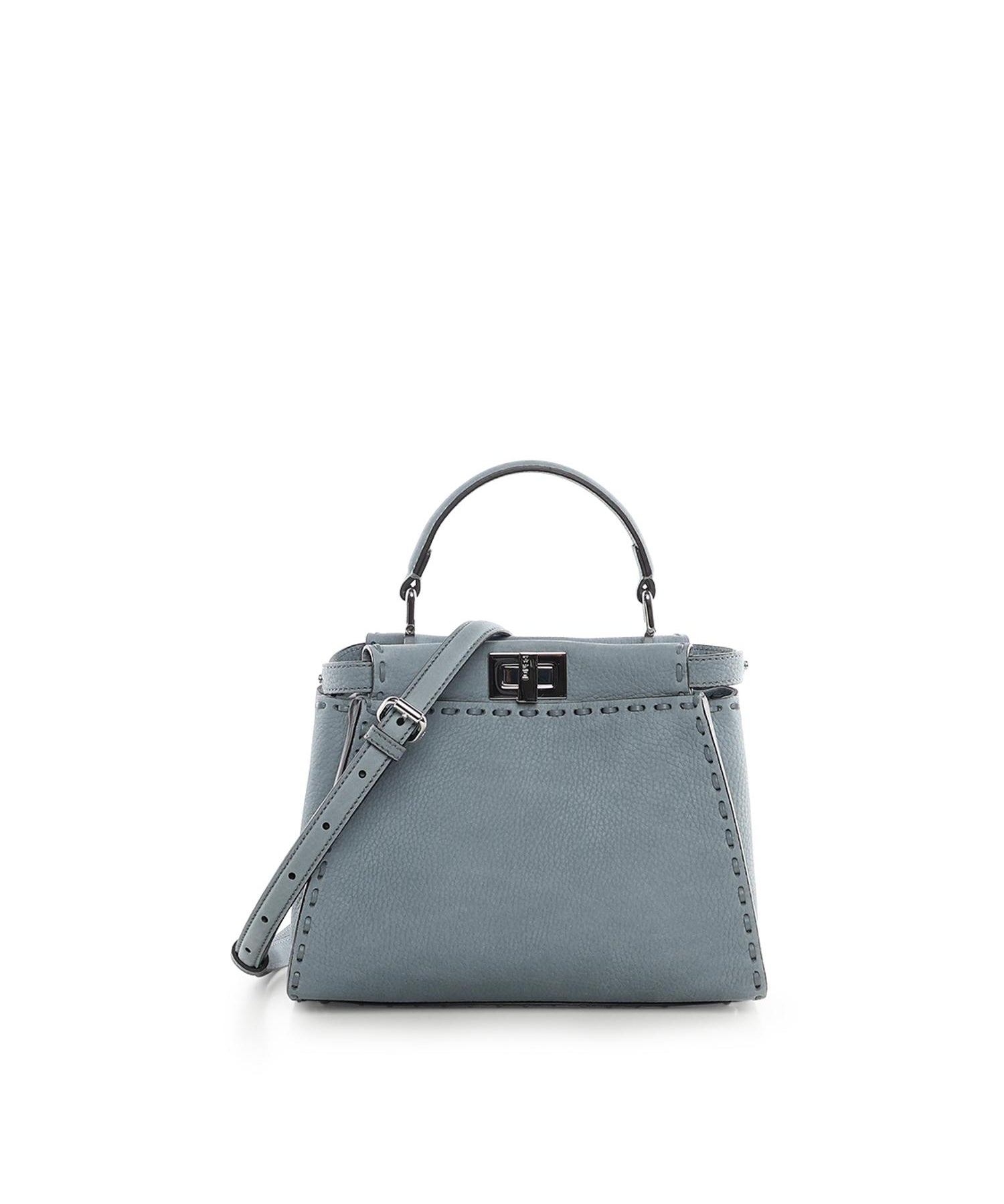 Borsa Peekaboo Mini in nabuk 8BN244 AVQQF1USY FENDI 