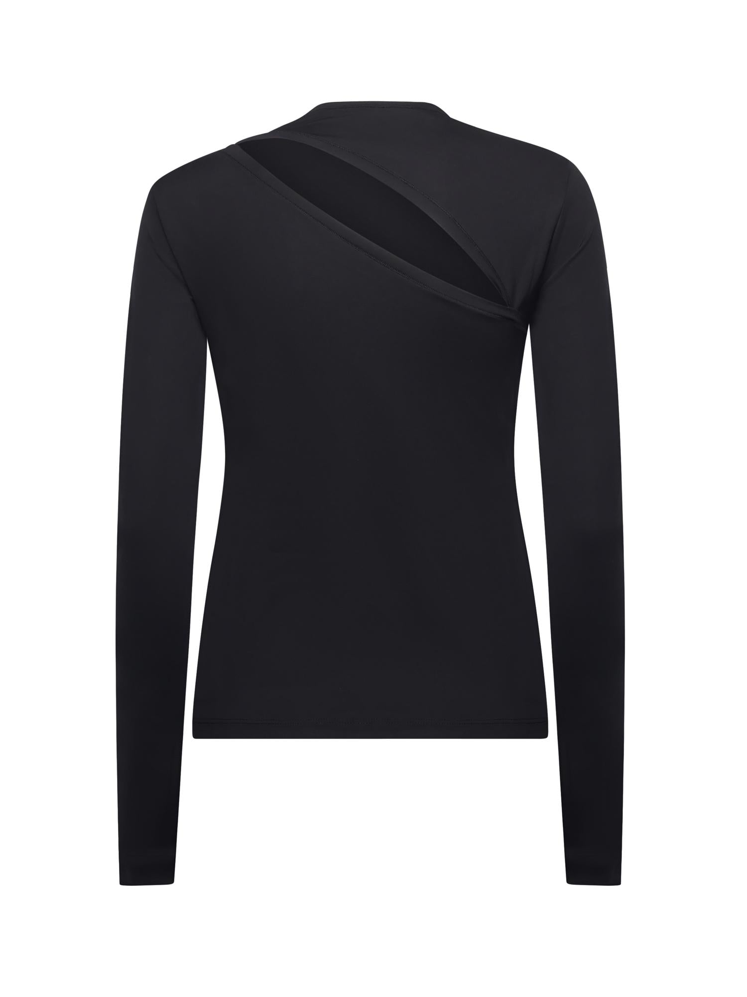 Maglia con dettaglio cut-out 106085 A308Z99 PINKO 