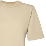T-shirt cropped in jersey di cotone 26SSNTP-0001 NOCCIOLA NINEMINUTES 