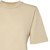 T-shirt cropped in jersey di cotone 26SSNTP-0001 NOCCIOLA NINEMINUTES 