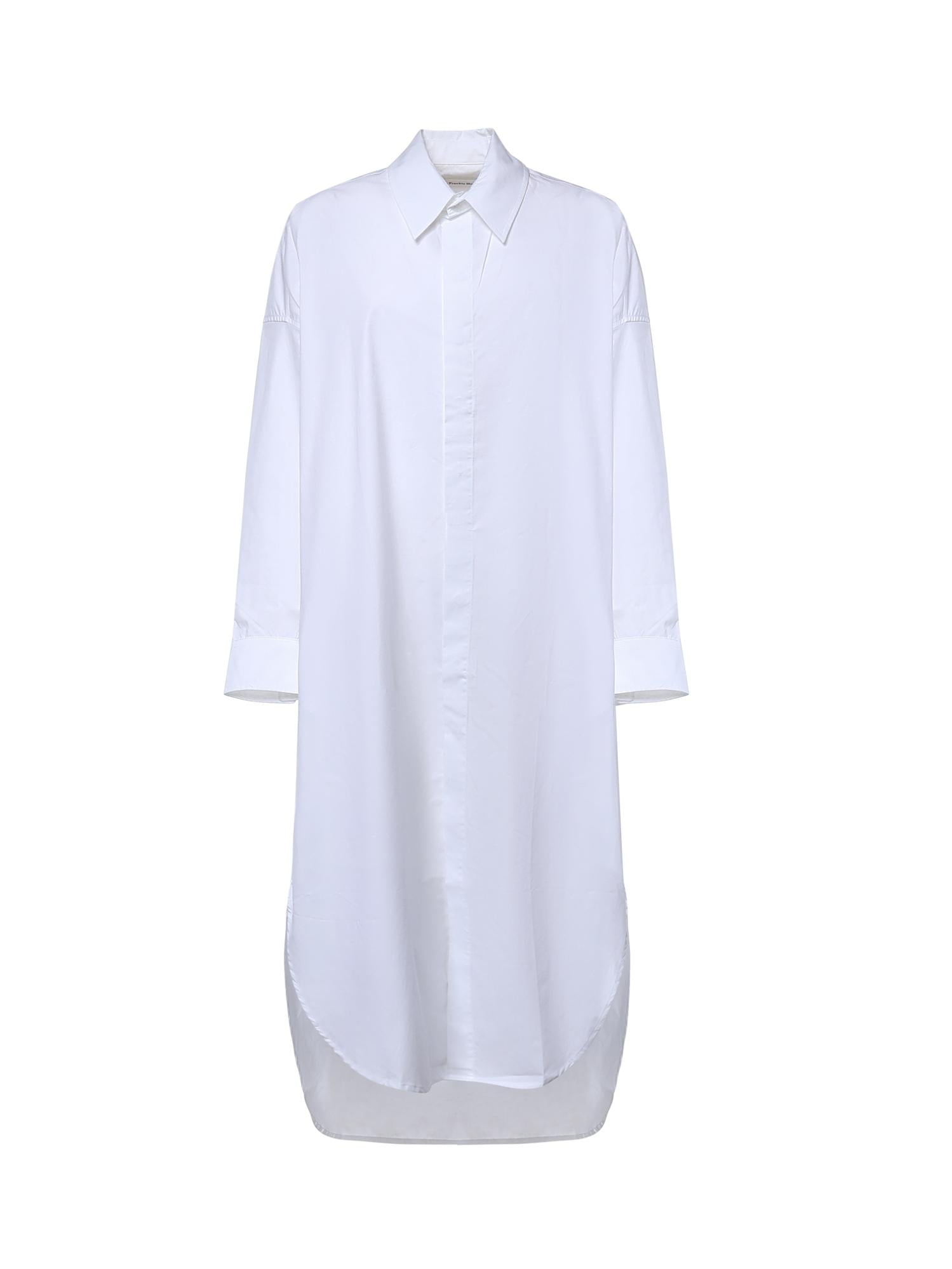 Abito midi chemisier in cotone SDFS22061000  THE FRANKIE SHOP 