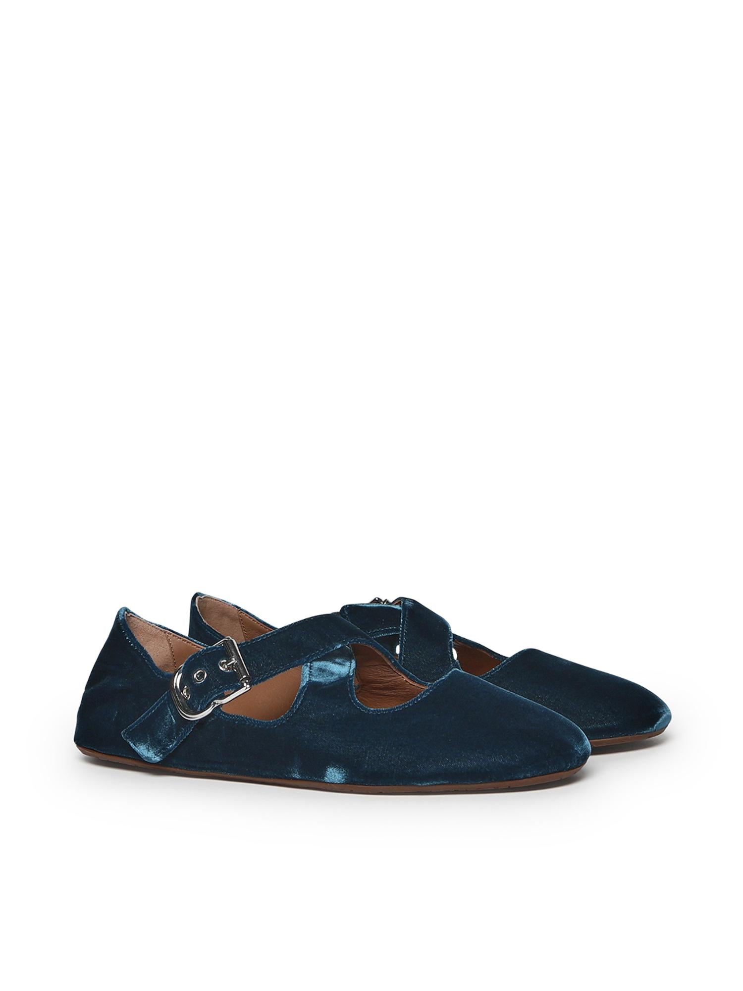 Ballerine flat in cavallino AA3A046A014 683 ALAIA 