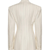 Blazer Ottavia monopetto T193019C TNV136MILK/BLACK THE ANDAMANE 