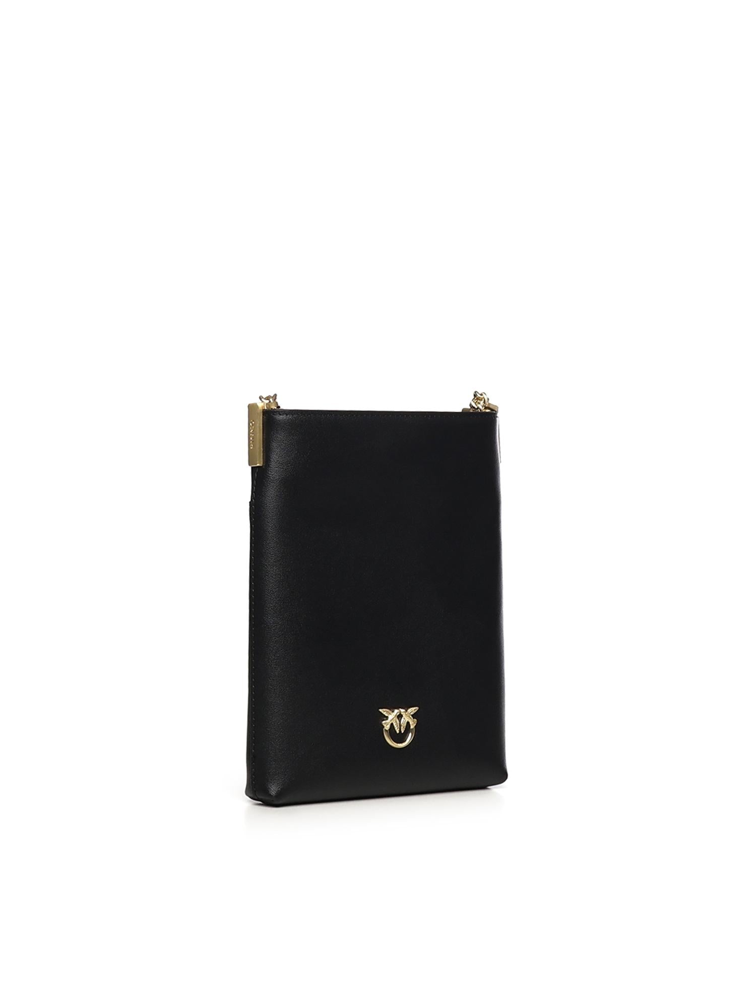 Borsa a tracolla con logo 105352 A0QOZ99V PINKO 