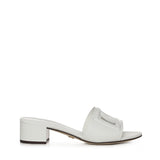 Mule in pelle di vitello e logo DG CR1755 AY32980001 DOLCE & GABBANA 