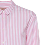 Camicia in cotone a righe con ricamo BRIG001 01365L MC2 SAINT BARTH 