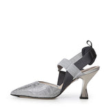 Slingback Colibrì con strass 8J8476 AQ62F1MYB FENDI 