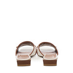 Sandali Esther Flat 73SC8VA01INT ESTHER FLATOFF WHITE/CUOIO V° 73 