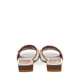 Sandali Esther Flat 73SC8VA01INT ESTHER FLATOFF WHITE/CUOIO V° 73 