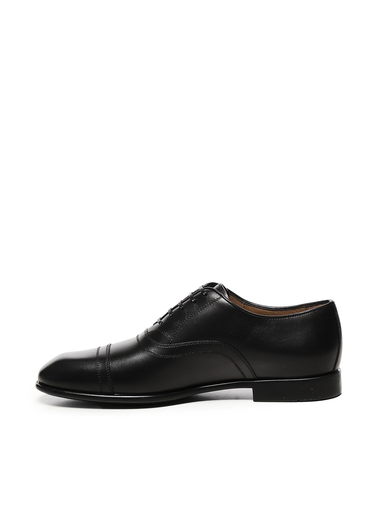 Scarpa Derby in pelle 027995 775110004 FERRAGAMO 