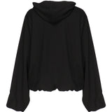 Felpa in cotone con cappuccio PRESS25M08073 BLK01 HELIOT EMIL 
