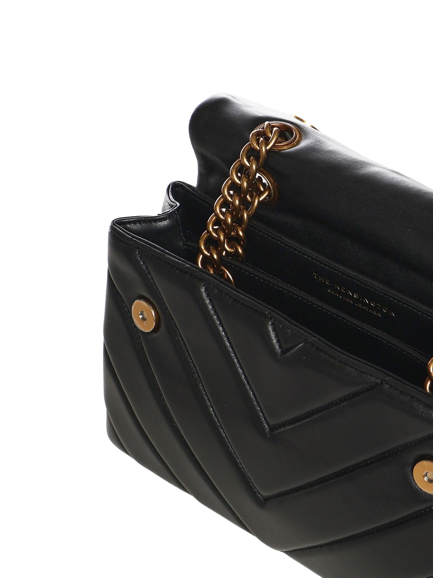 Borsa Kensington in pelle 1470400109 BLACK KURT GEIGER 
