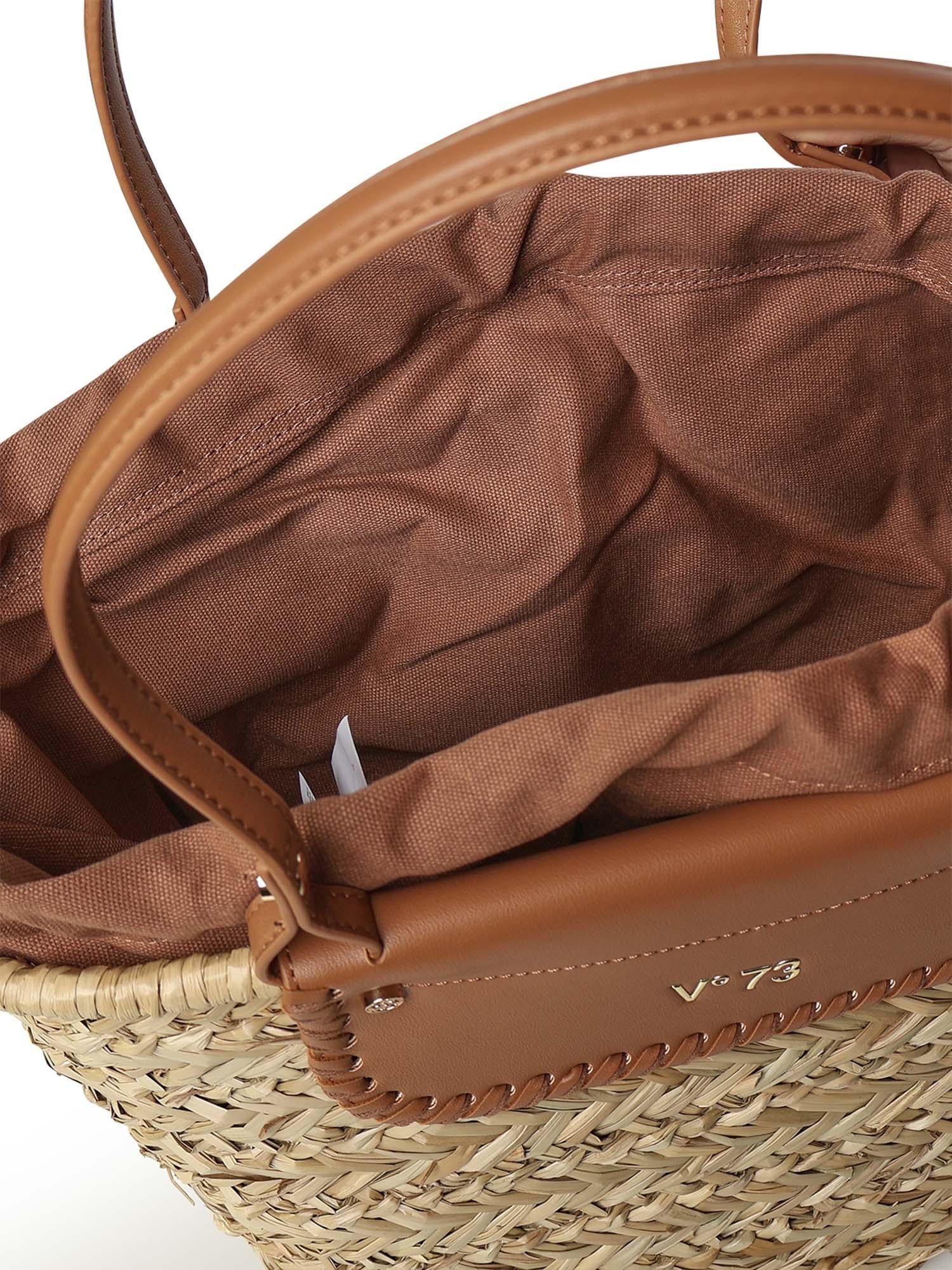 Borsa Vanna con logo 73BS9N201 VANNACUOIO/NATURALE V° 73 