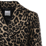 Cappotto lungo con stampa leopardo 26AL202 CAMMELLO ALISHEVA 