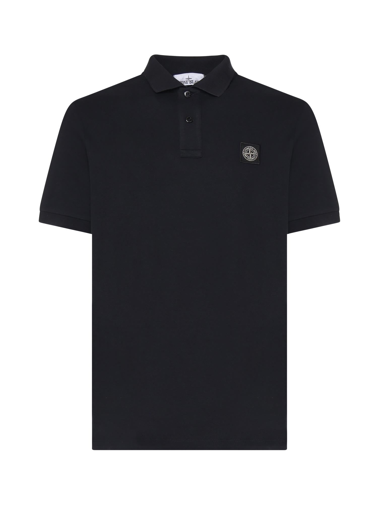 Polo in cotone con logo L1S152200008 S0017V0020 STONE ISLAND 