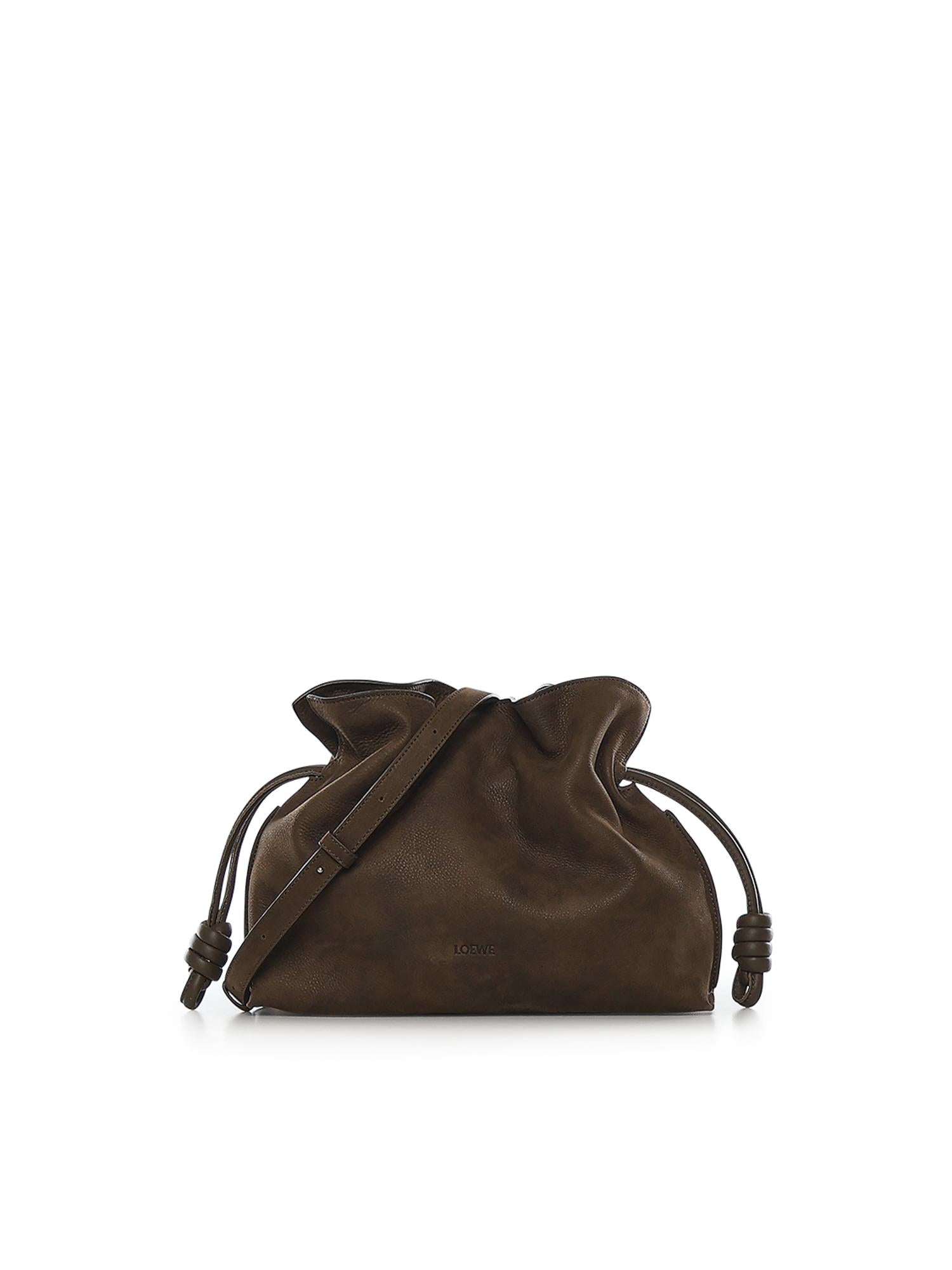 Pochette Flamenco media in nabuk A411FC1XDT 6423 LOEWE 