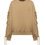 Maglia con lacci in cotone 115468 654 ROTATE 