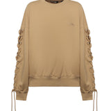 Maglia con lacci in cotone 115468 654 ROTATE 