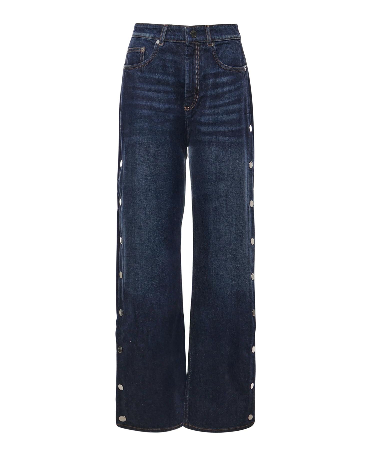 Jeans wide leg con bottoni<BR/> 2522186212600 007 SPORTMAX 