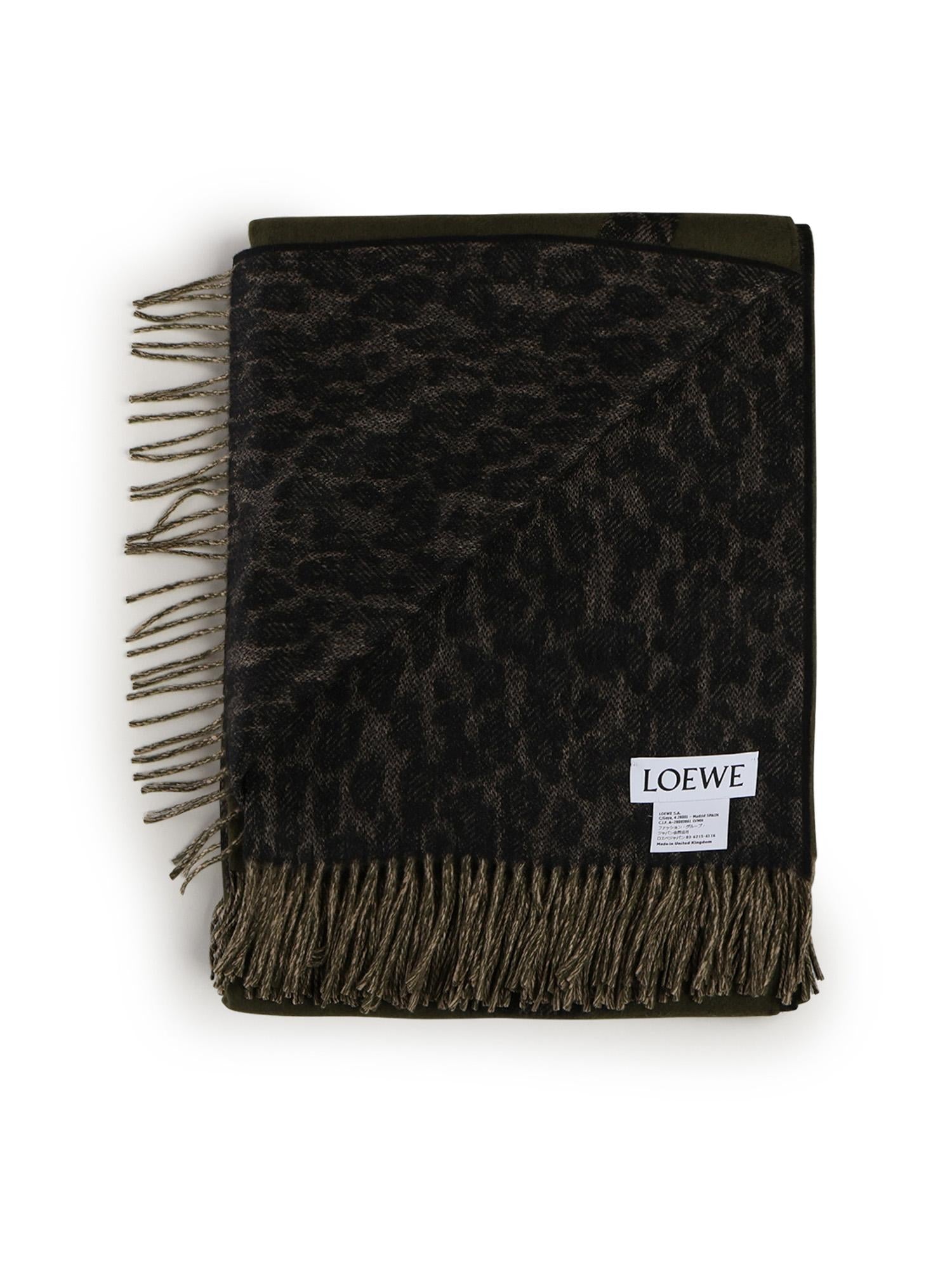 Coperta in lana e cashmere TSF2HM1W03 3948 LOEWE 