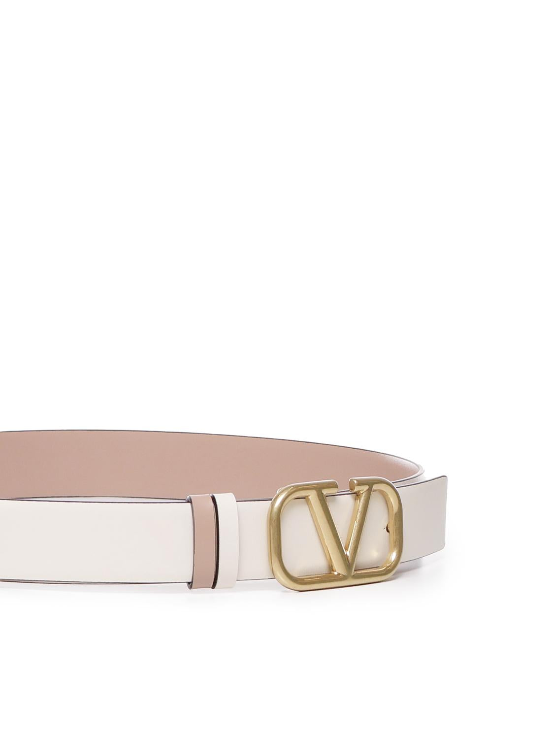 Cintura Vlogo Signature in Vitello lucido 6W2T0T15 ZFRC34 VALENTINO GARAVANI 