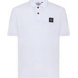 Polo in cotone con logo L1S152200008 S0017V1001 STONE ISLAND 