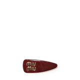 Fermaglio in pelle verniciata 5IF092 069F0D27 MIU MIU 
