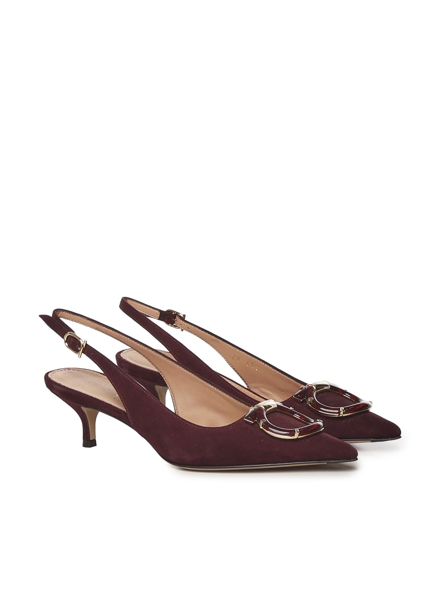 Slingback Gancini in pelle 01K533 785114001 FERRAGAMO 