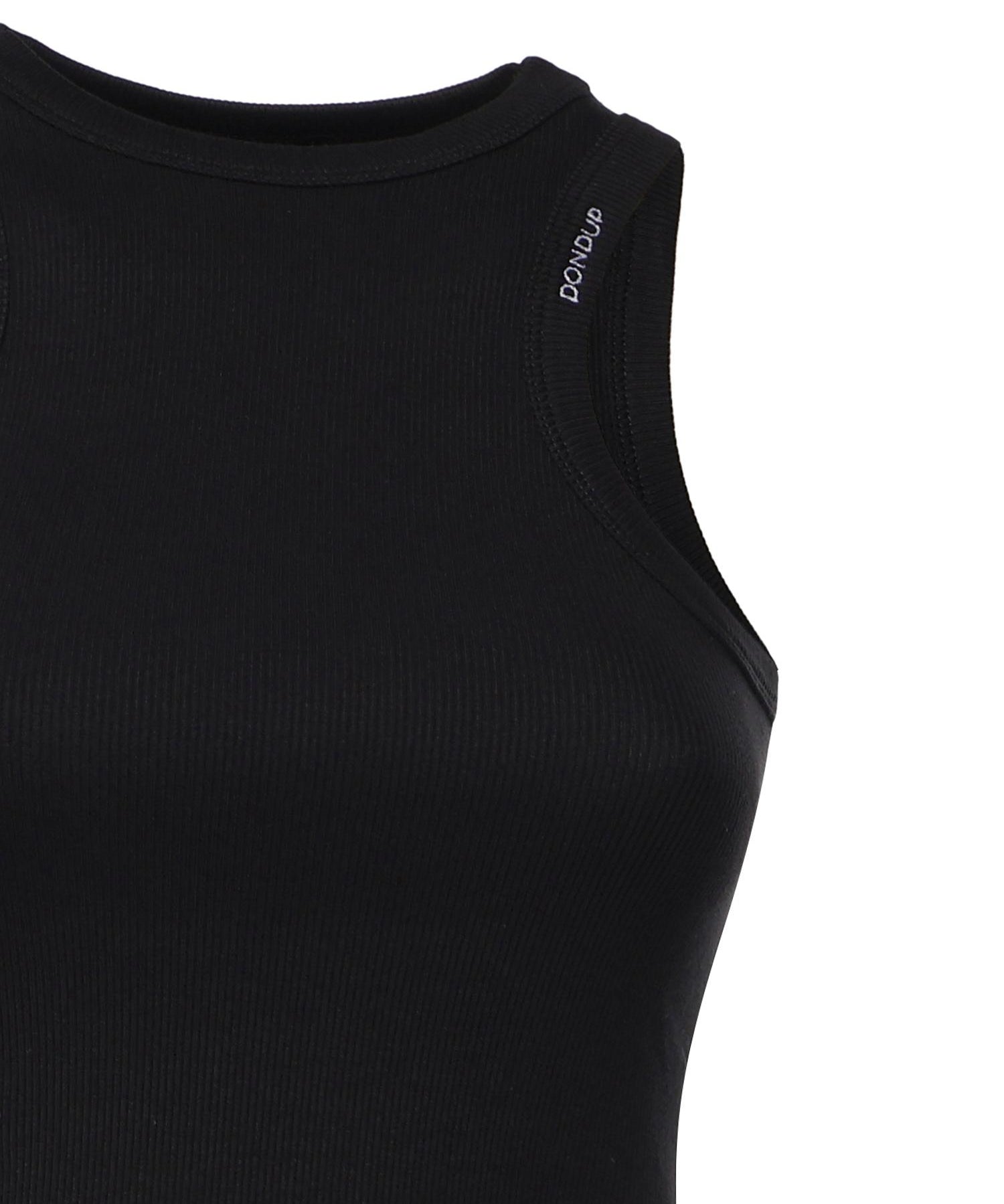 Canotta in cotone con logo DS071 JS0314DXXX999 DONDUP 