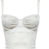 Body intimo a balconcino in seta con pizzo O9A05T ONO13W0001 DOLCE & GABBANA 