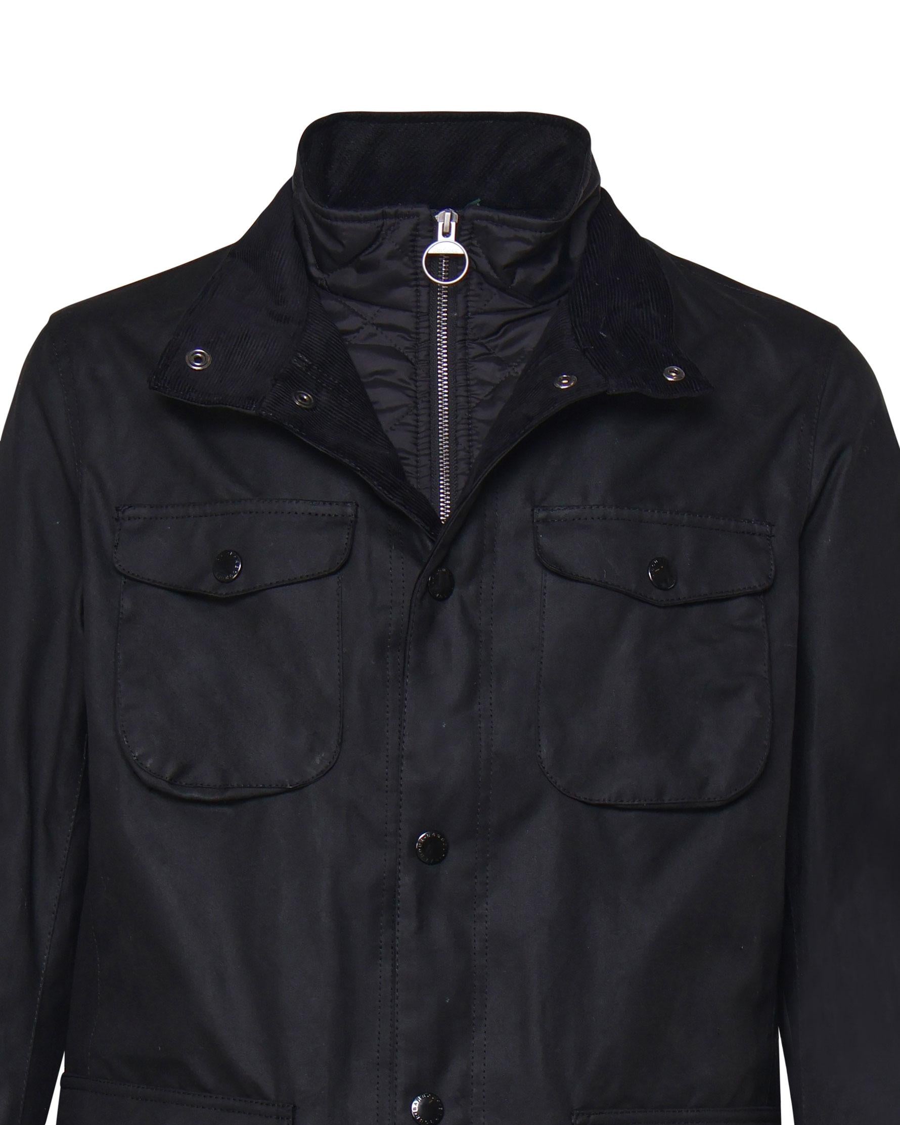 GIACCA REELIN WAX IN COTONE MWX1106 SG51 BARBOUR 