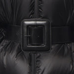 Piumino corto Hourglass con cintura in tessuto tecnico 850864 TTO411000 BALENCIAGA 