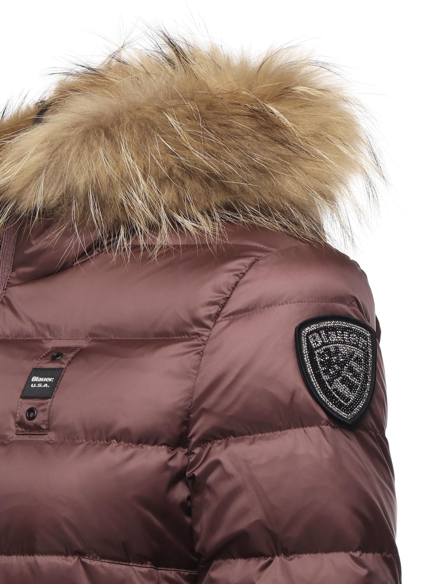 Piumino a righe Arcadia 25WBLDC03099 A0604750ALT BLAUER 