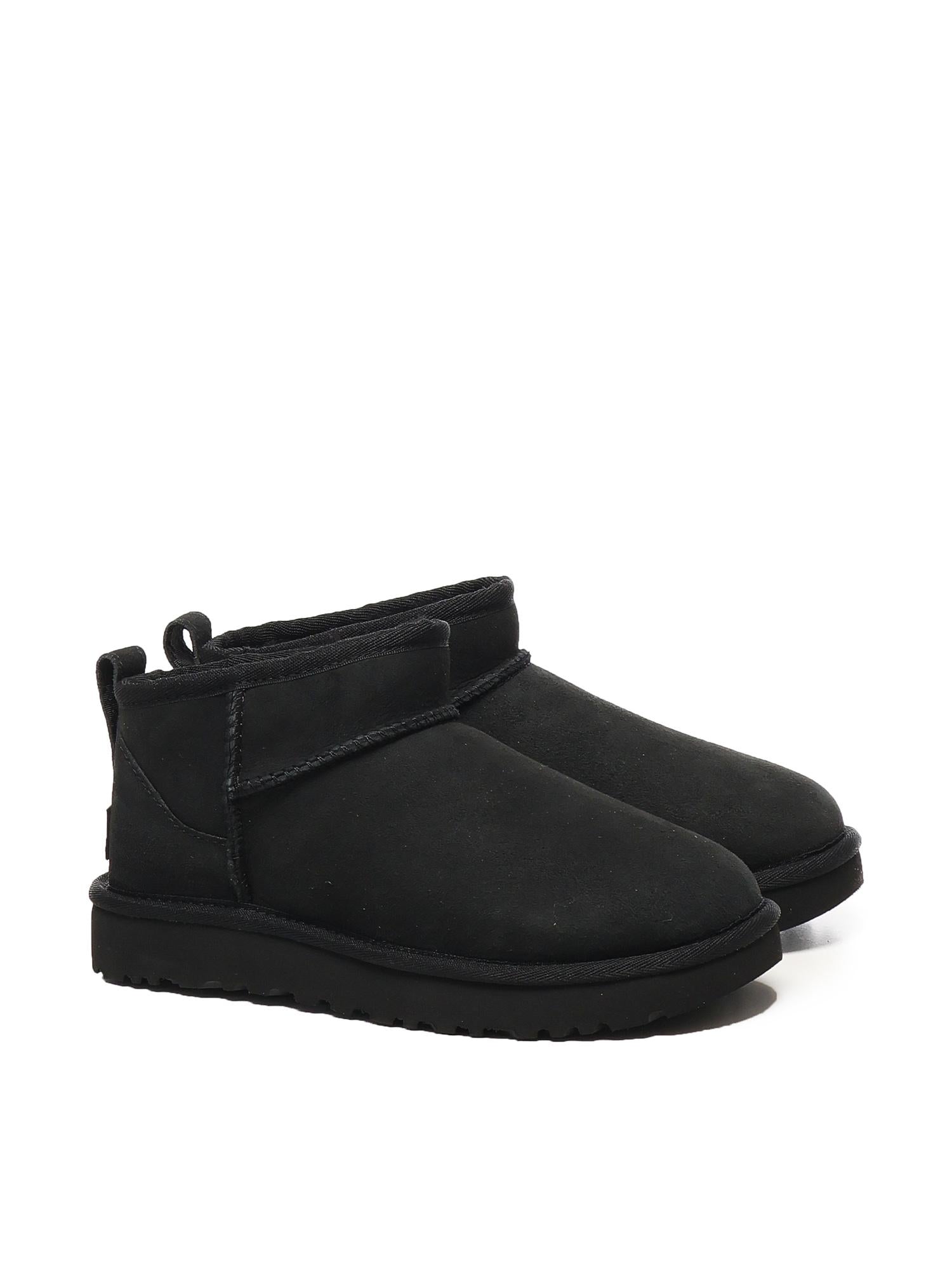 Stivaletti classic ultra mini in suede 1116109 BLK UGG 