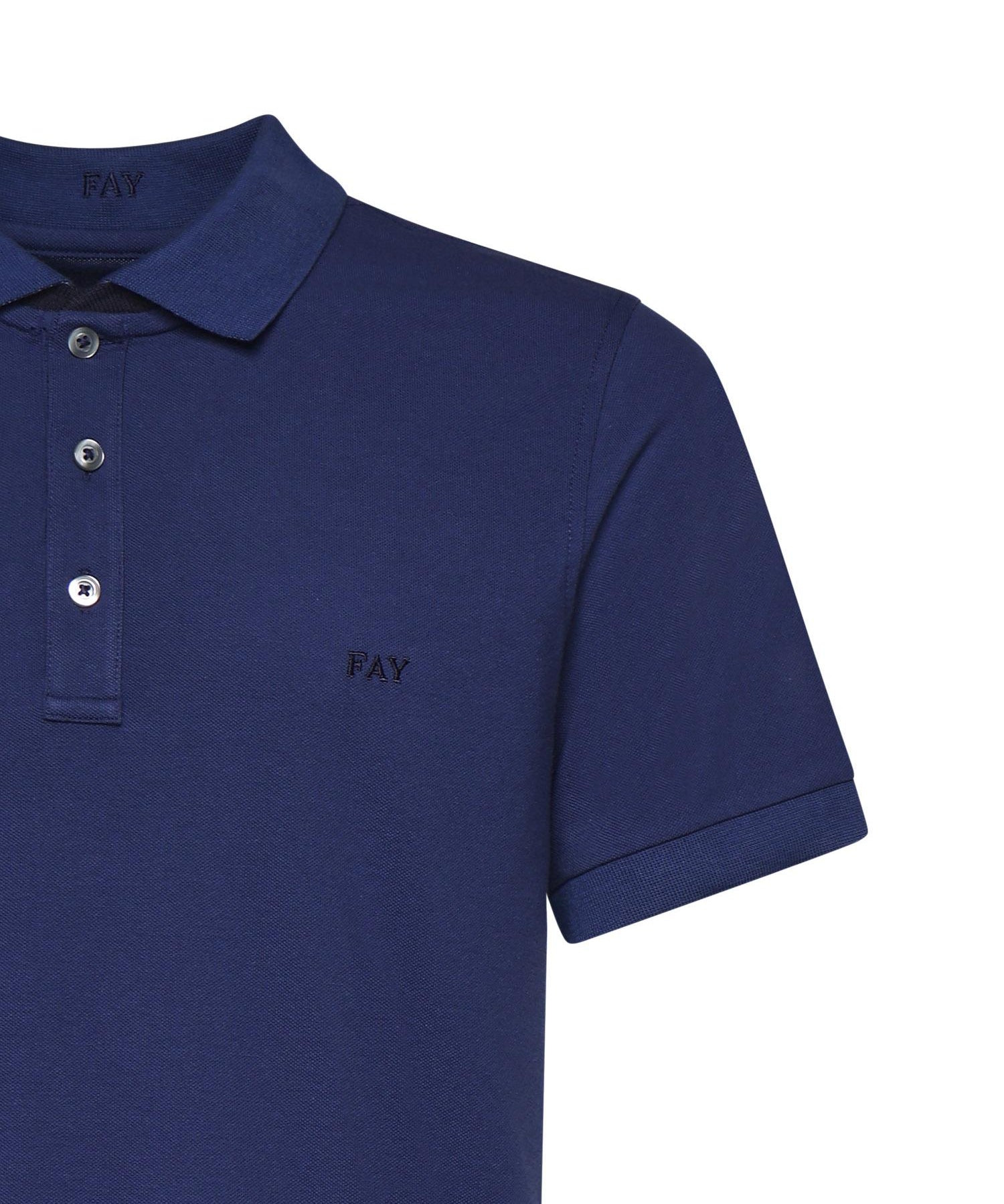 Polo in piquet stretch NPMB252135STDW U803 FAY 