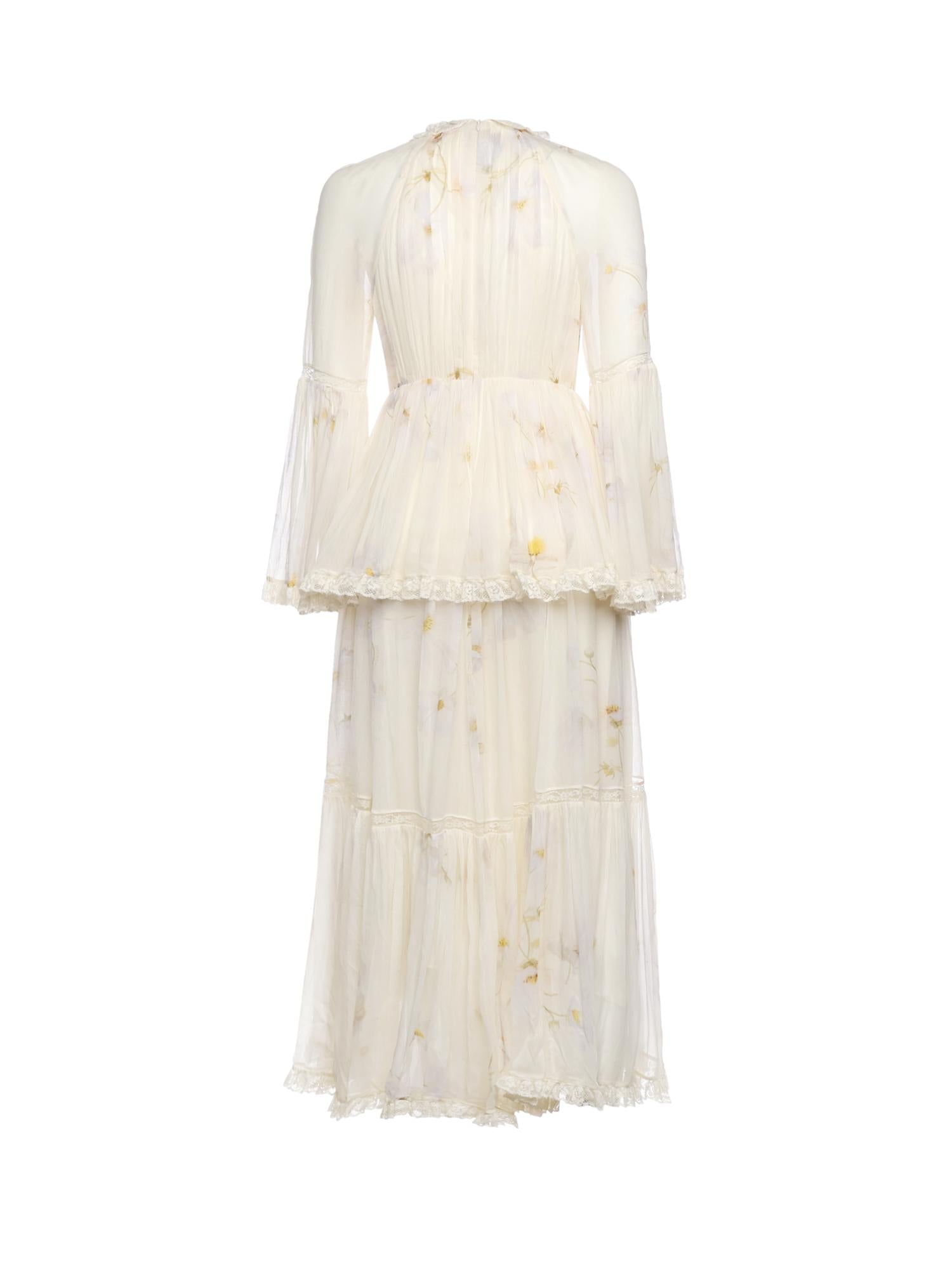 Abito con volant Memento 5385DF252 CDASCPNY ZIMMERMANN 