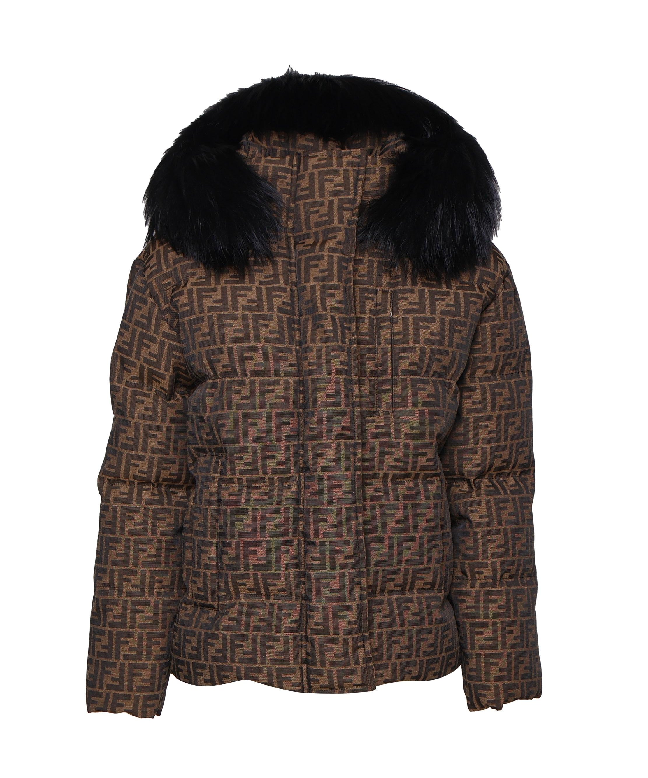 Giacca da sci FF jacquard FAN152 AWYDF118W FENDI 